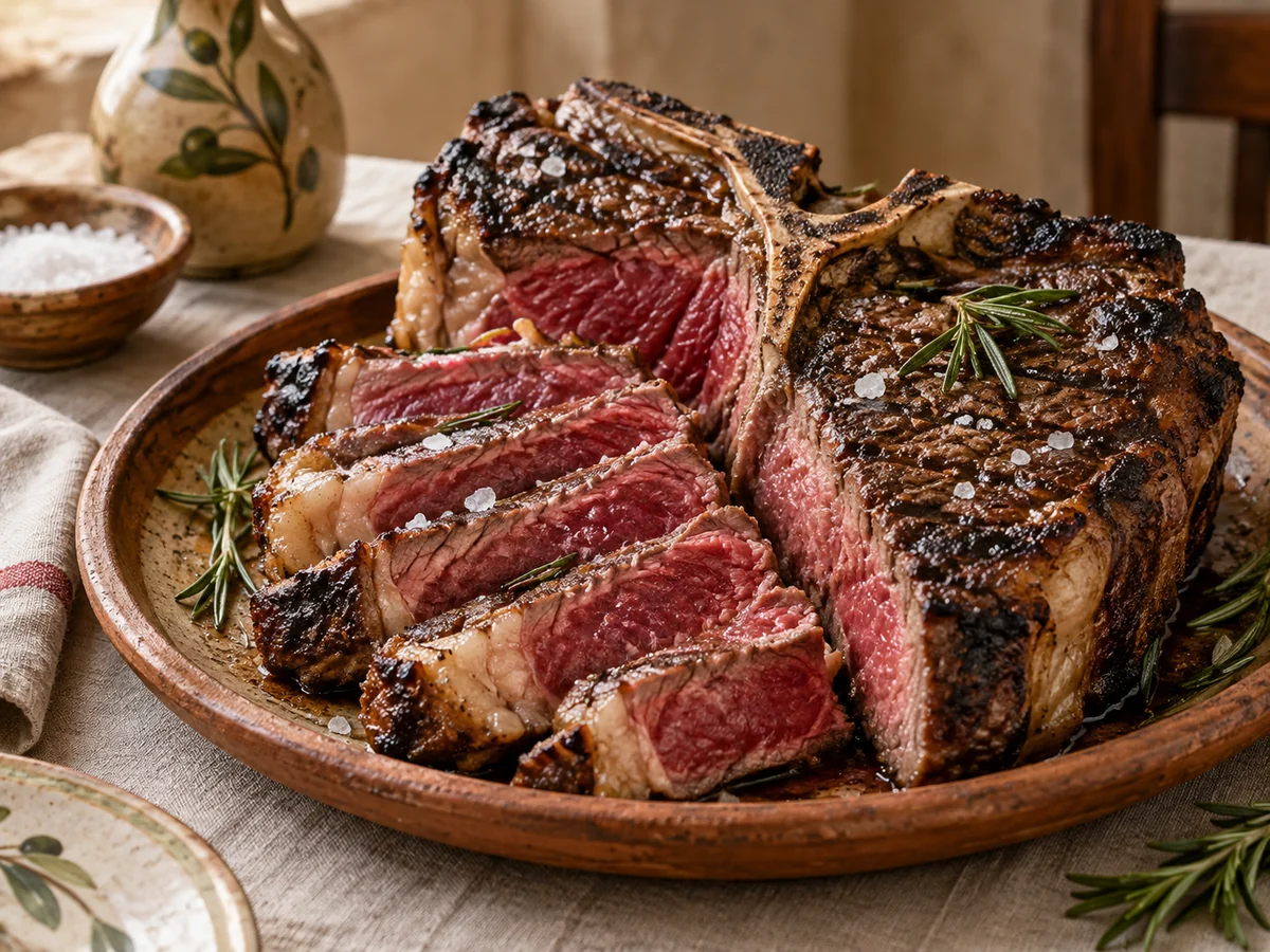 Bistecca alla fiorentina, italienska rätt från Behnaz kök
