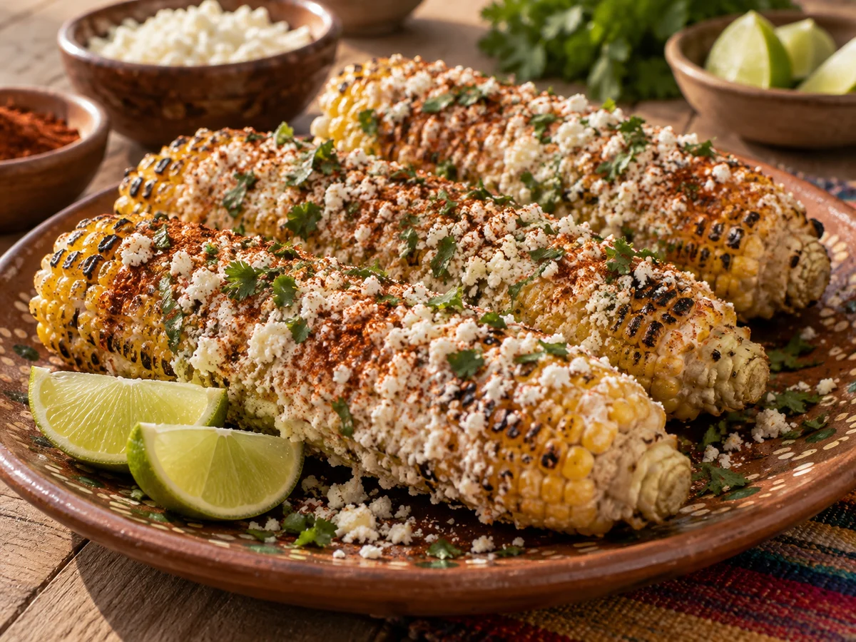 Elote, mexikanska rätt från Behnaz kök
