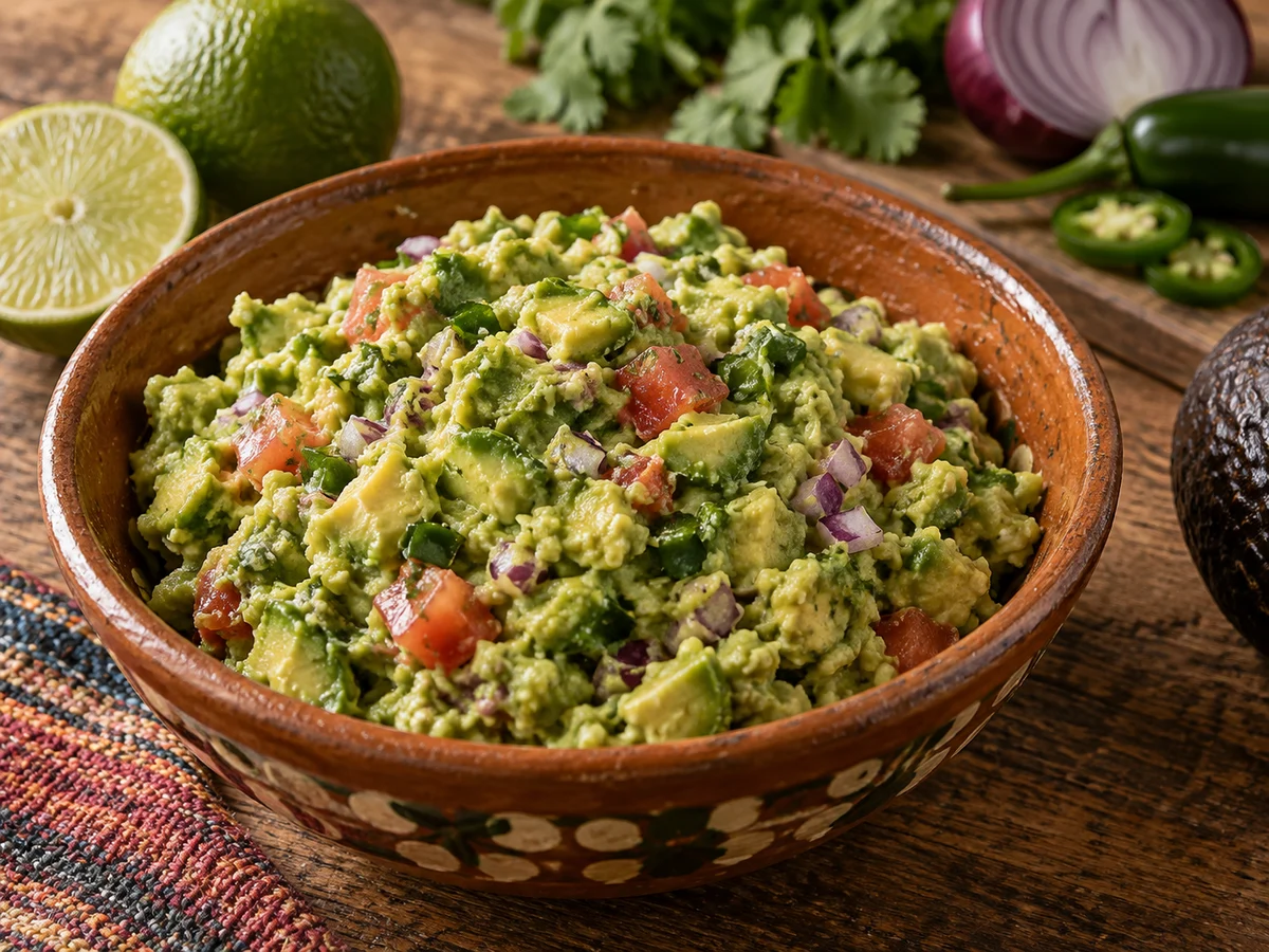 Guacamole, mexikanska rätt från Behnaz kök