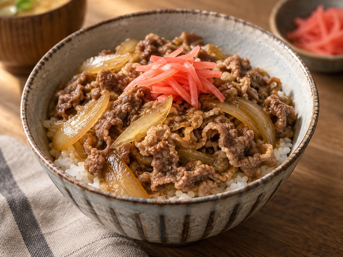 Gyudon, japanska rätt från Behnaz kök