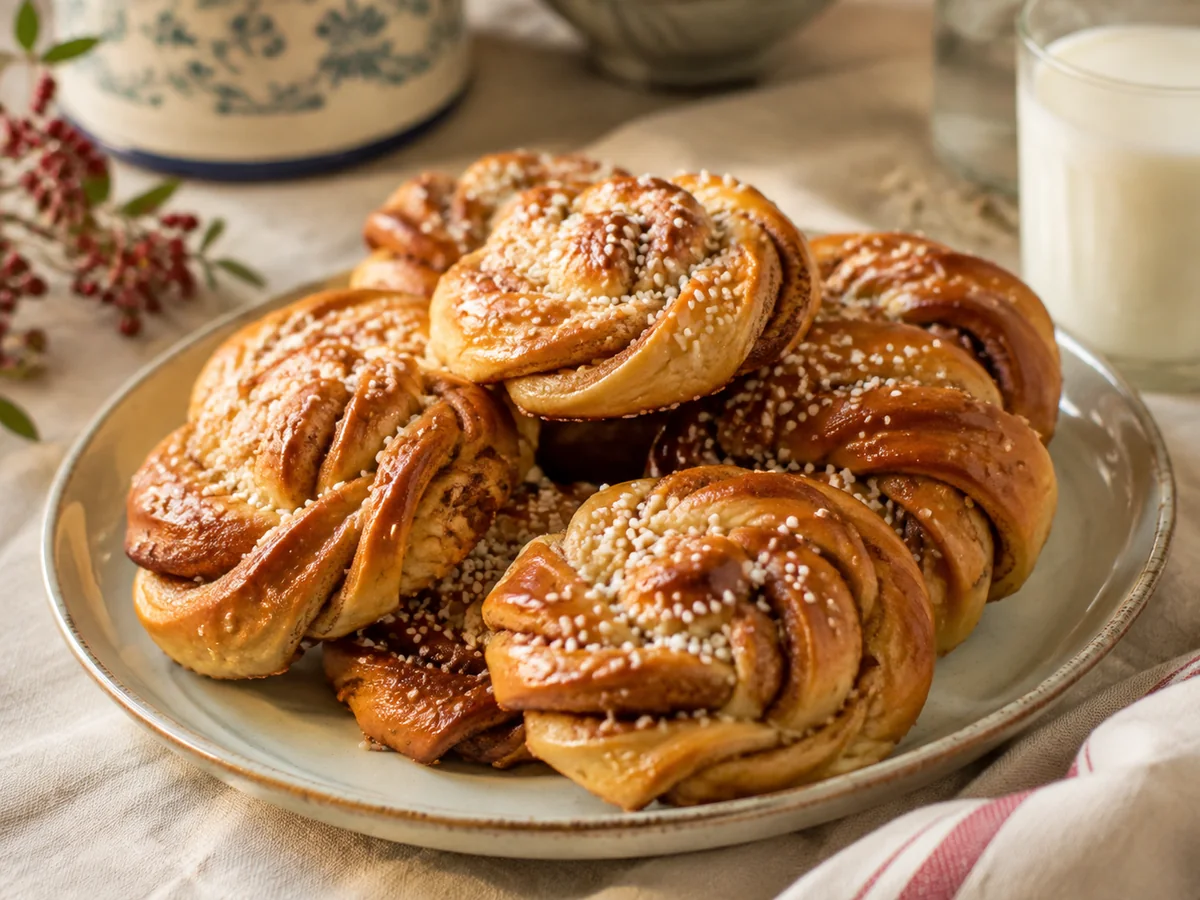 Kanelbullar, persiska rätt från Behnaz kök