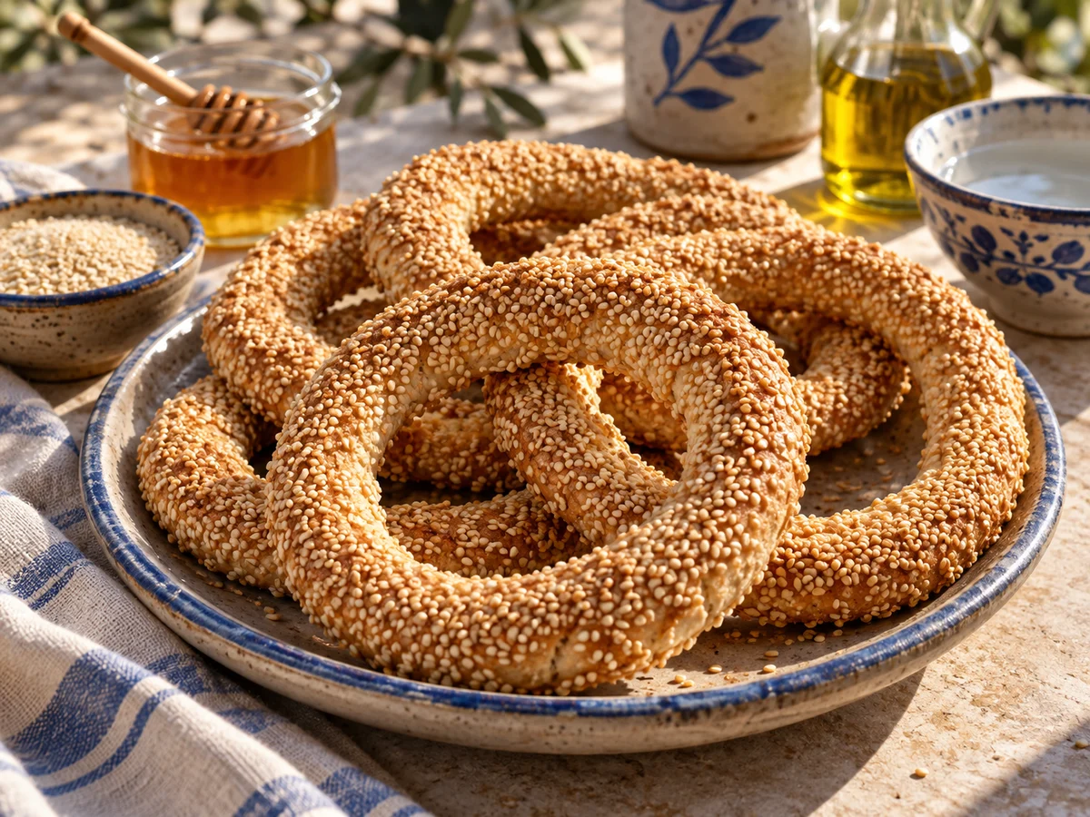 Koulouri, grekiska rätt från Behnaz kök