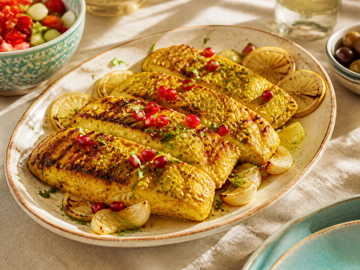 Mahi kabab, persiska rätt från Behnaz kök