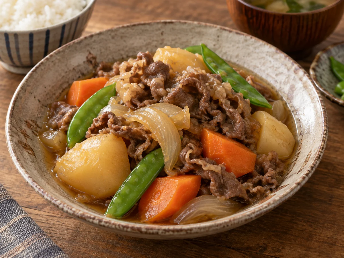 Nikujaga, japanska rätt från Behnaz kök