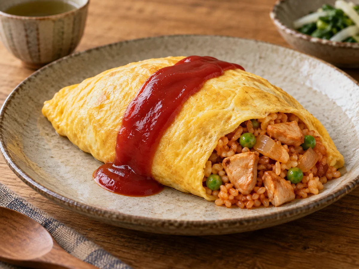 Omurice, japanska rätt från Behnaz kök