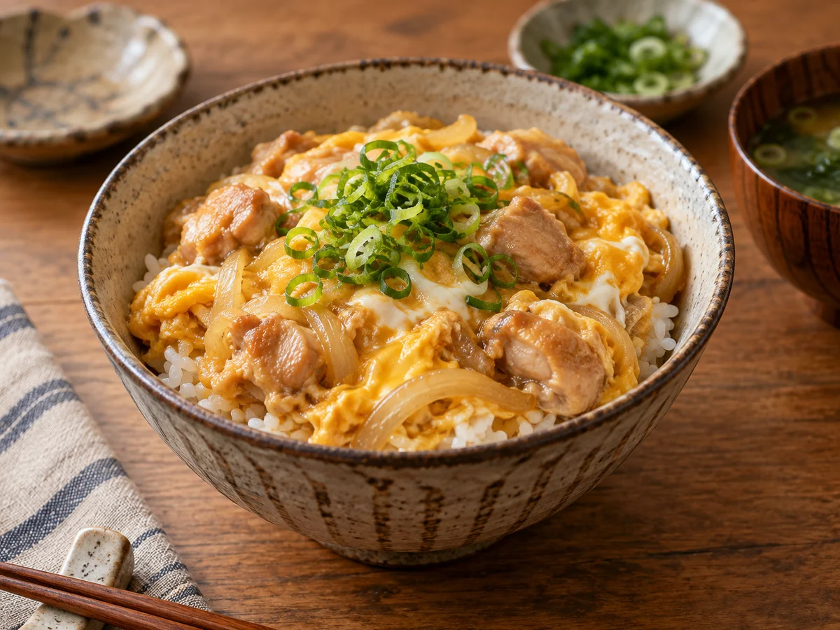 Oyakodon, japanska rätt från Behnaz kök