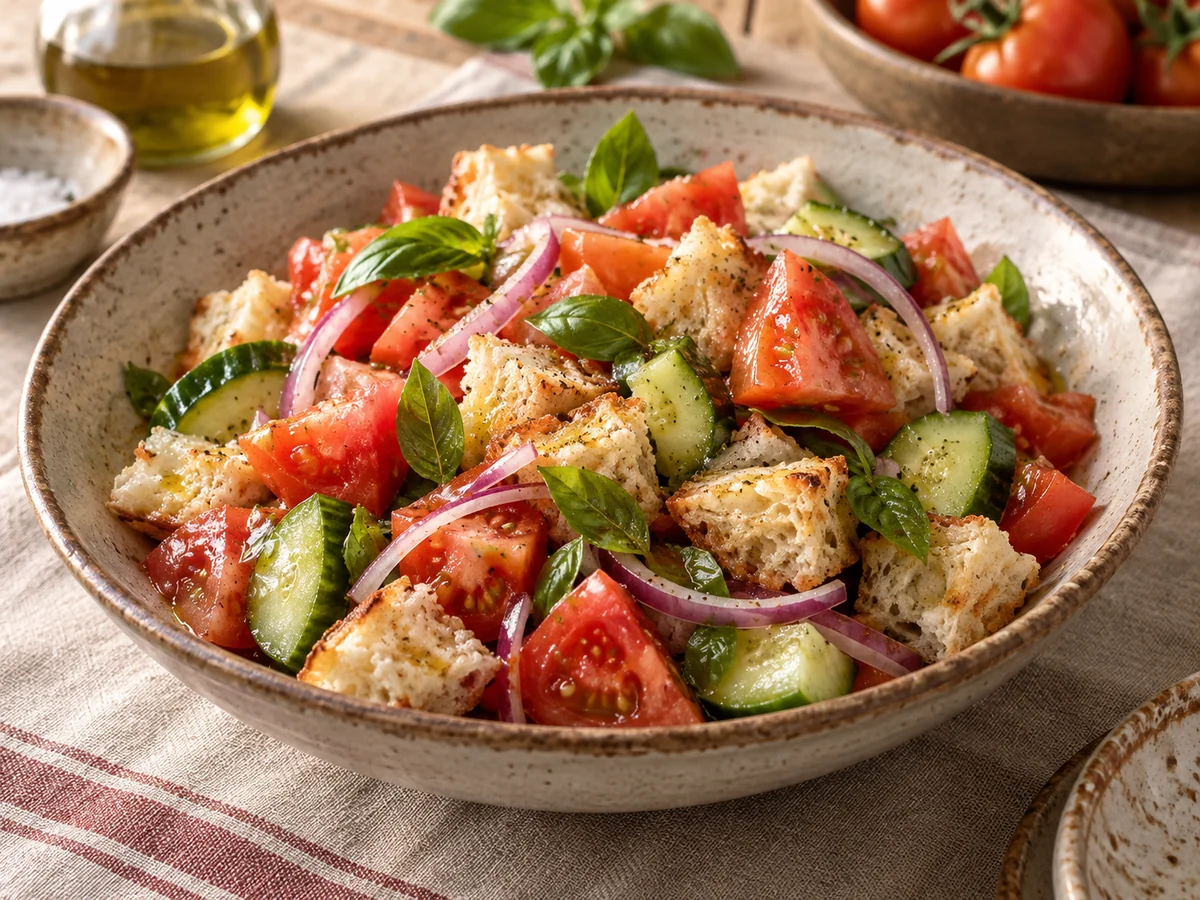 Panzanella, italienska rätt från Behnaz kök