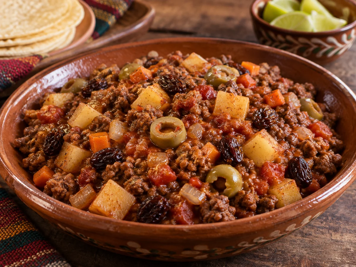 Picadillo, mexikanska rätt från Behnaz kök