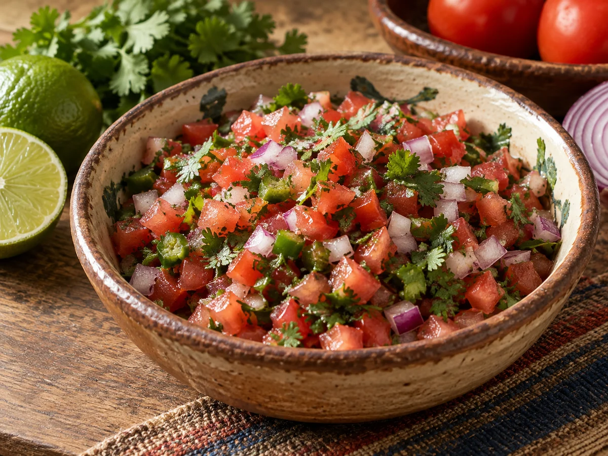 Pico de gallo, mexikanska rätt från Behnaz kök
