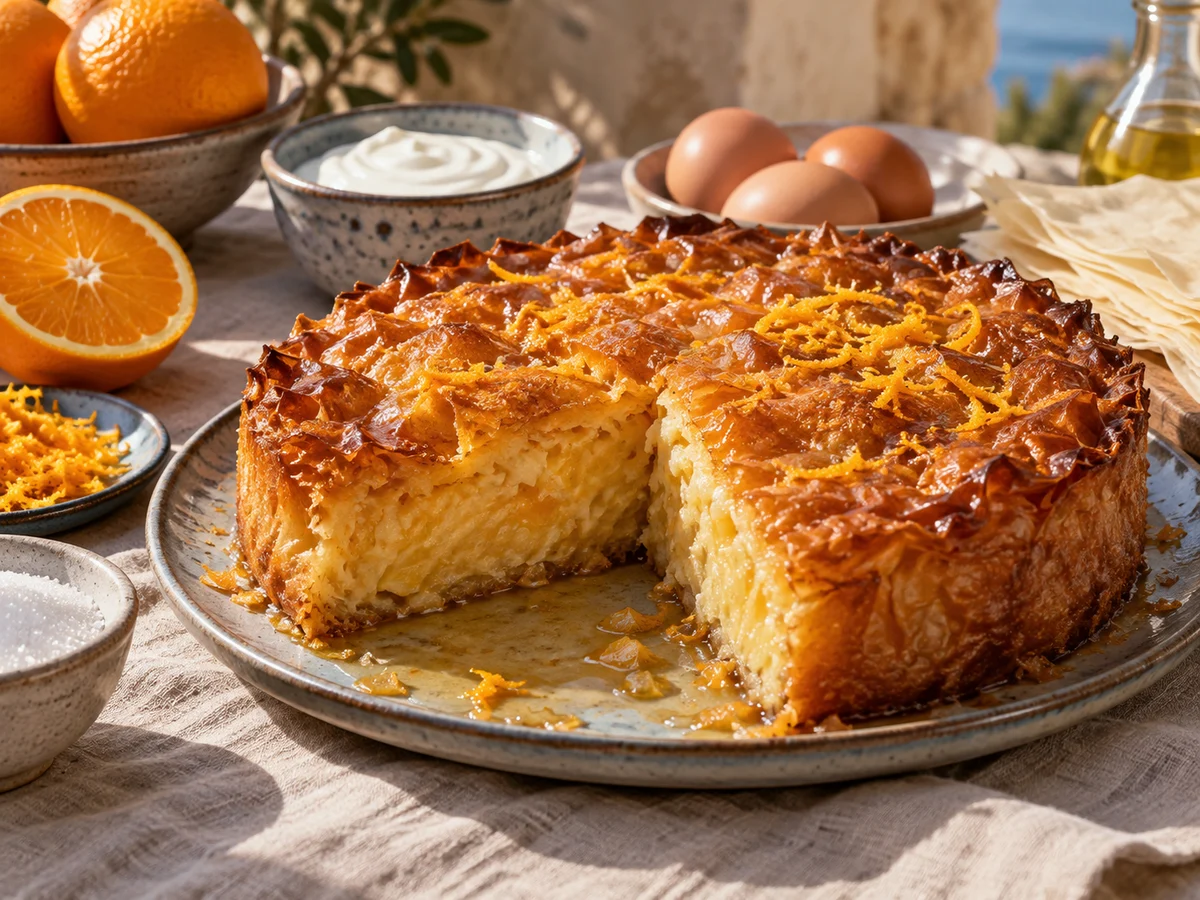 Portokalopita, grekiska rätt från Behnaz kök