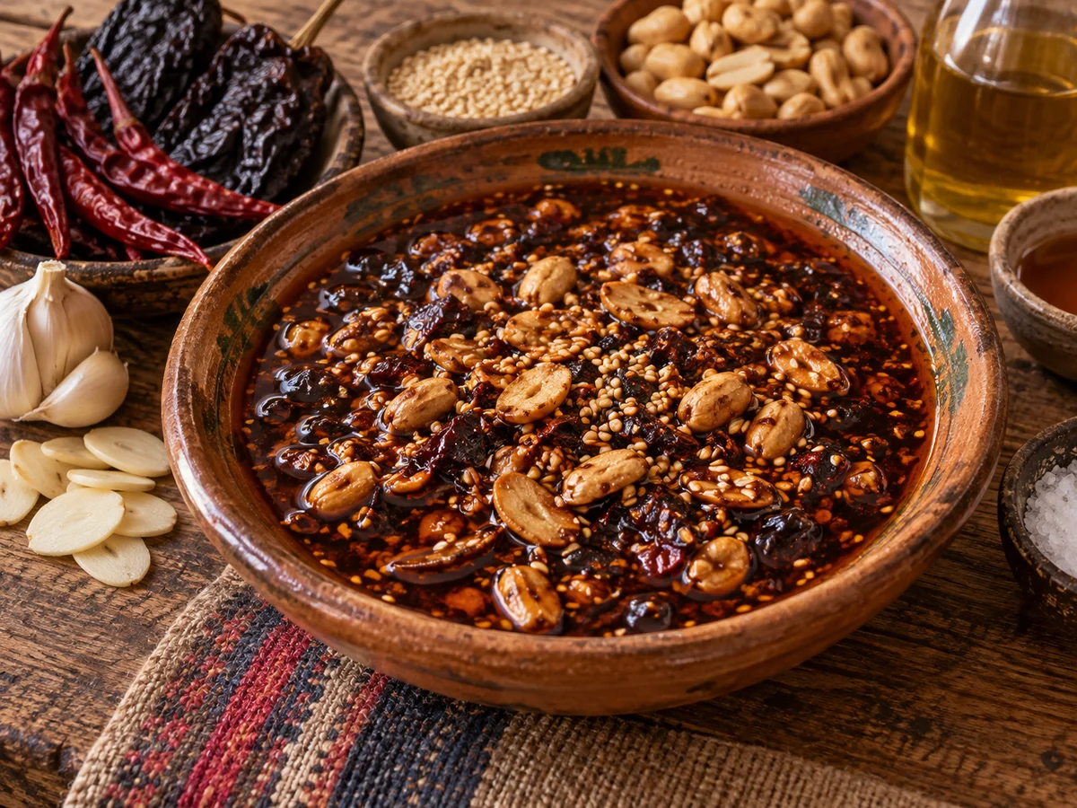 Salsa macha, mexikanska rätt från Behnaz kök