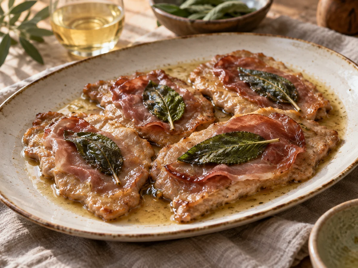 Saltimbocca alla romana, italienska rätt från Behnaz kök
