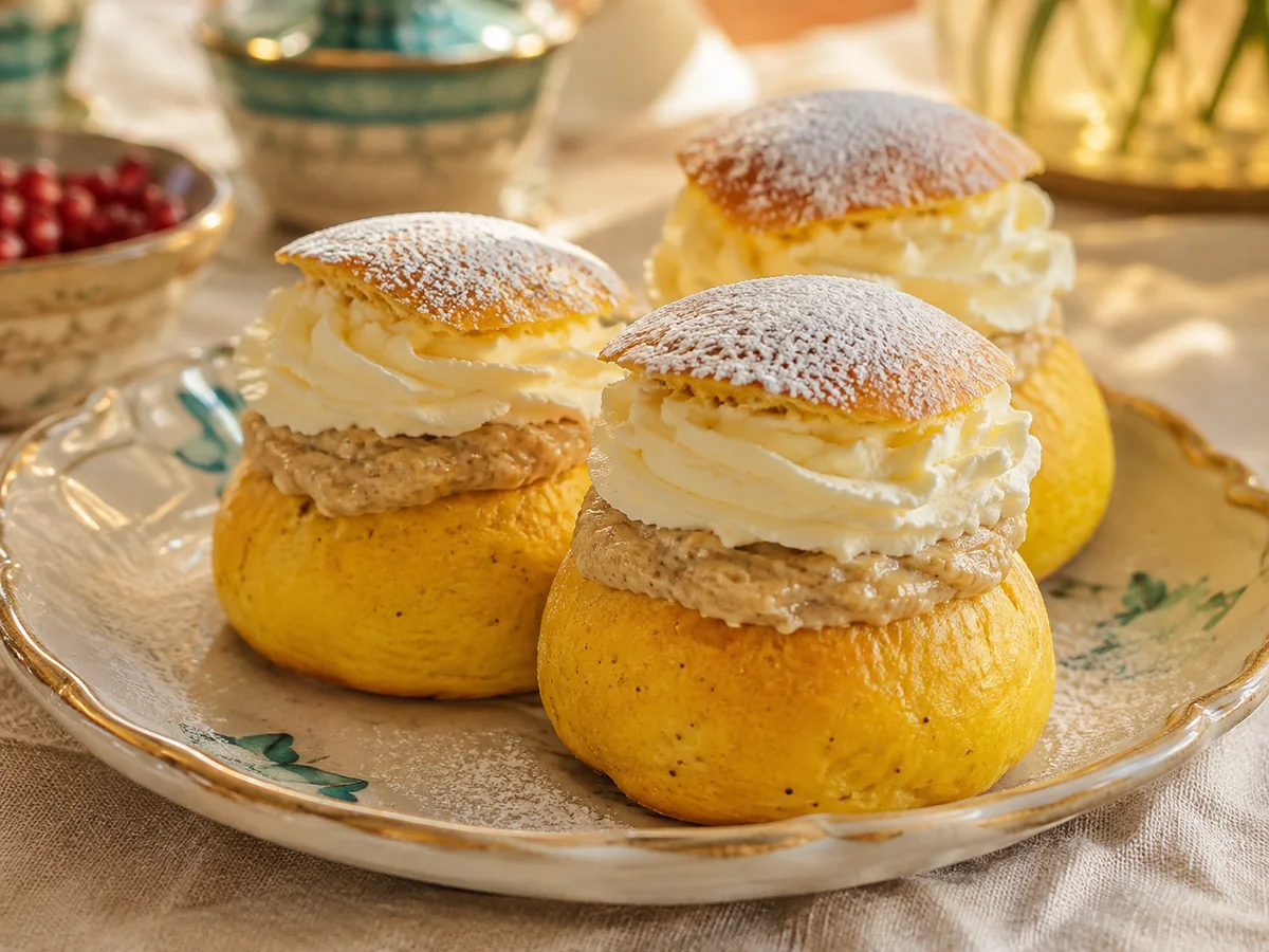 Semlor med saffran, persiska rätt från Behnaz kök