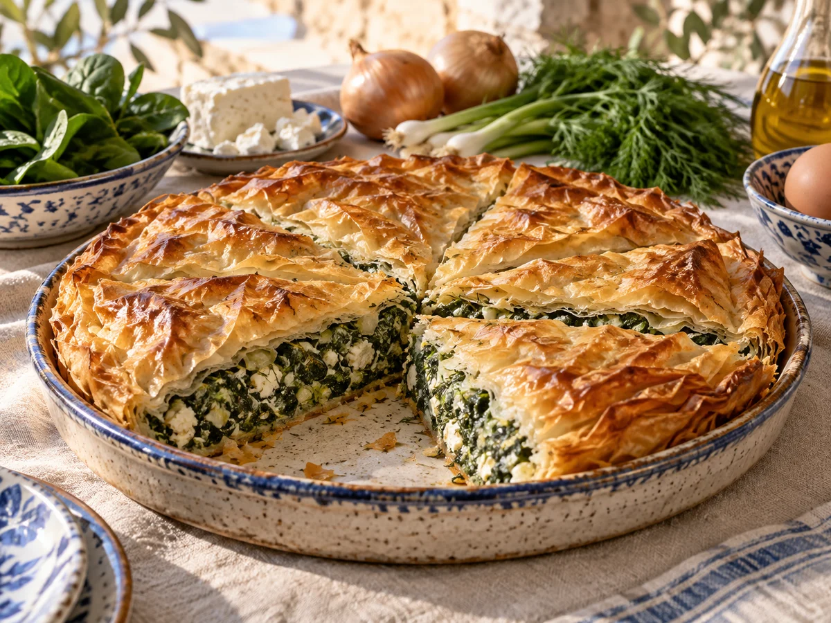 Spanakopita, grekiska rätt från Behnaz kök