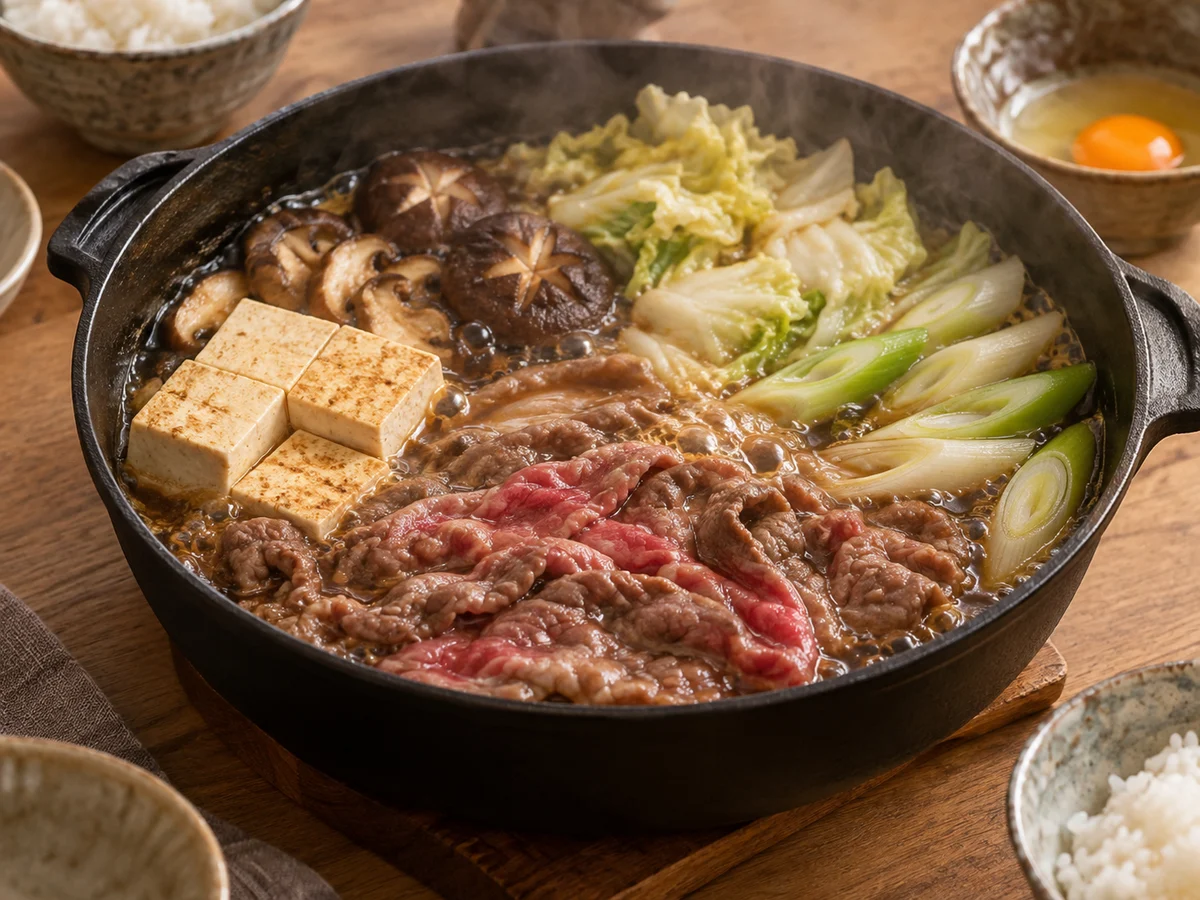 Sukiyaki, japanska rätt från Behnaz kök