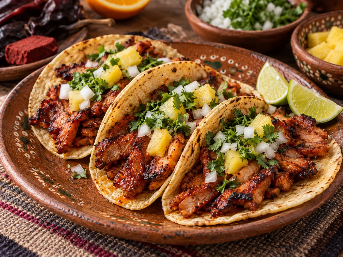 Tacos al pastor, mexikanska rätt från Behnaz kök