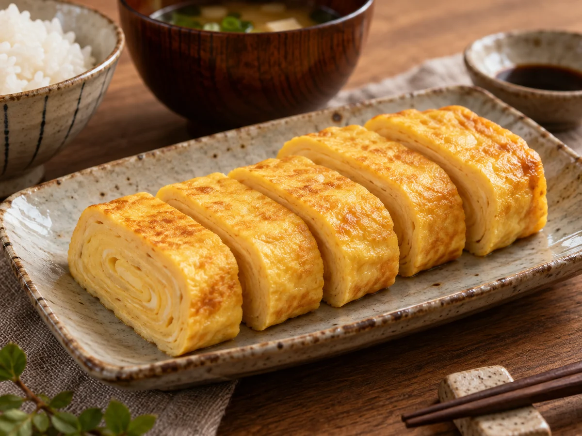 Tamagoyaki, japanska rätt från Behnaz kök