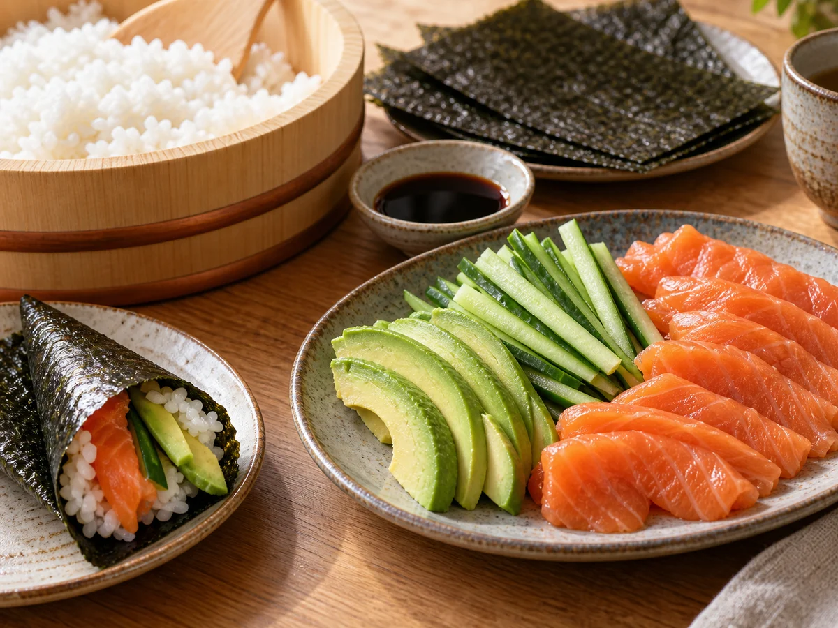 Temaki, japanska rätt från Behnaz kök