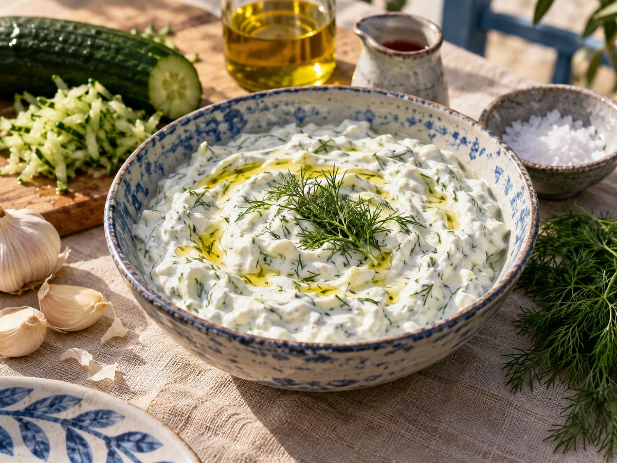Tzatziki, grekiska rätt från Behnaz kök