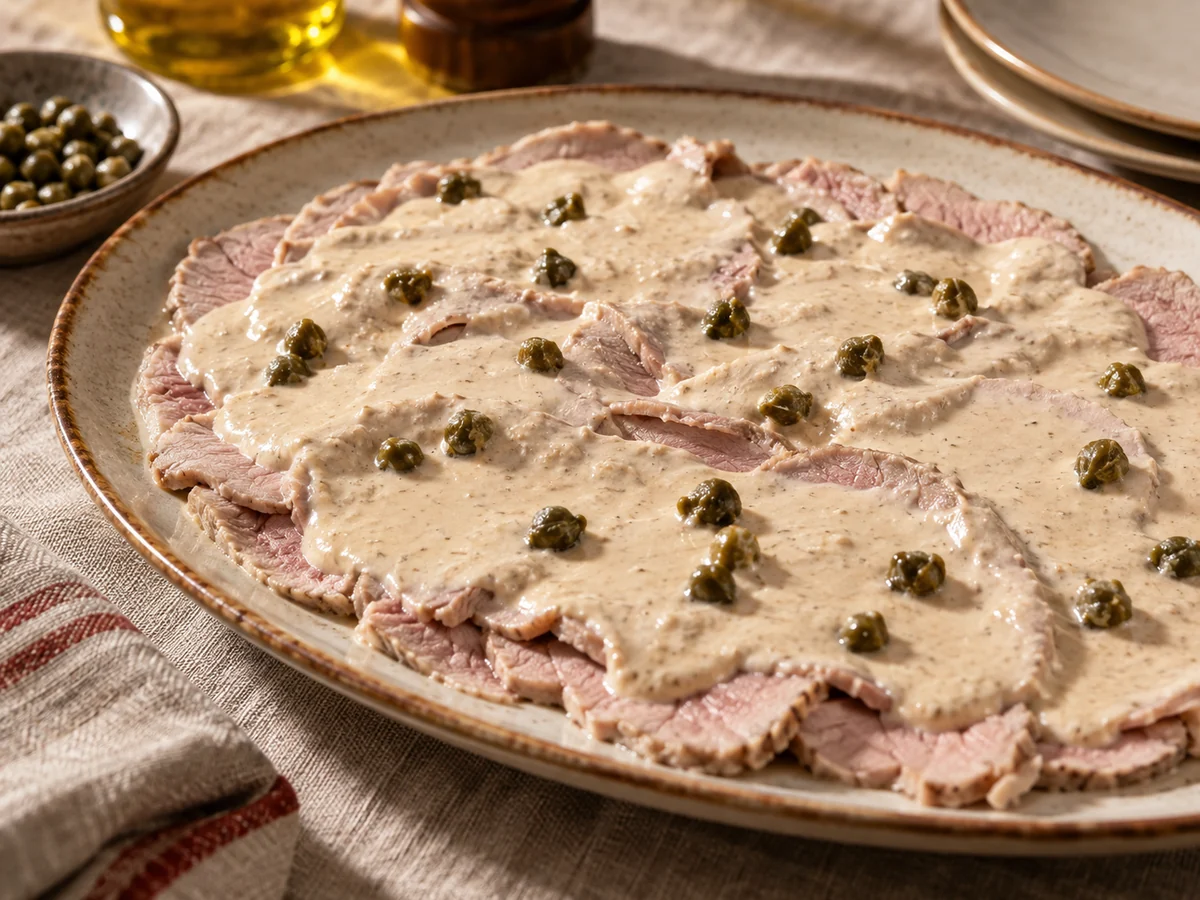 Vitello tonnato, italienska rätt från Behnaz kök