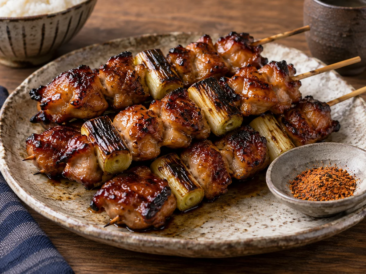 Yakitori, japanska rätt från Behnaz kök