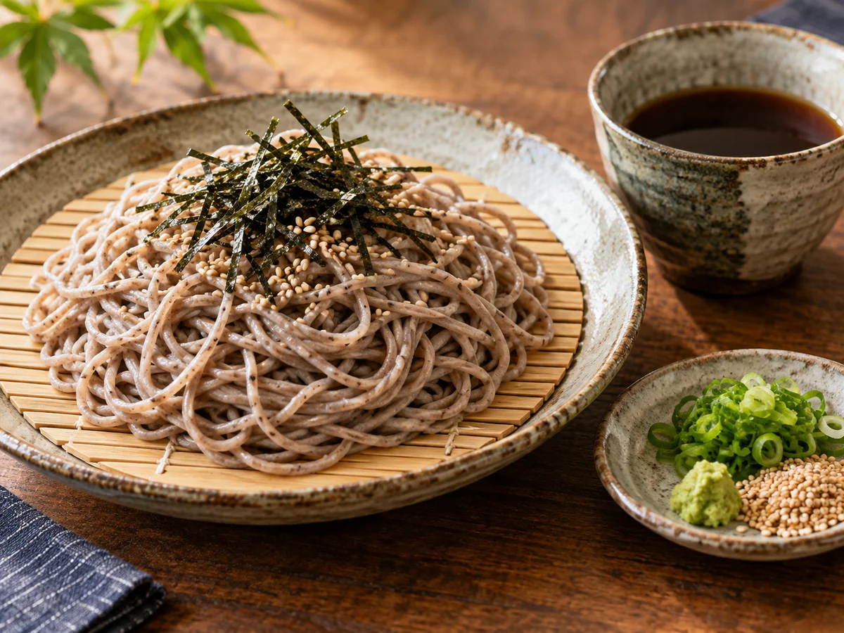 Zaru soba, japanska rätt från Behnaz kök